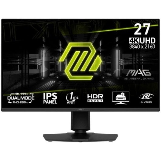 Monitor MSI MAG 275UPD E14 27" UltraHD 4K 144Hz IPS HDR Altavoces 1ms