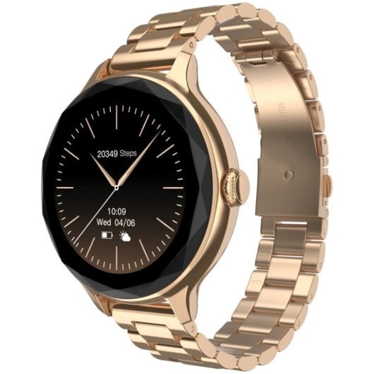 Noise Diva Bluetooth 40mm Pantalla Táctil Metallic Rose Gold Monitor de Salud y Notificaciones