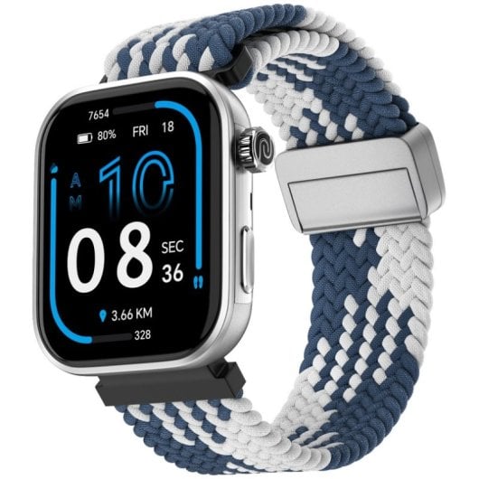 Noise Pro 6 AI Bluetooth 44mm Pantalla Táctil Arctic Weave Monitor de Salud y SpO2