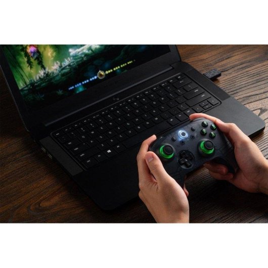 Mando inalámbrico 8BitDo Ultimate 2C Black Hall Effect Windows Android Turbo