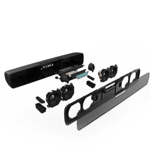 Barre de Sonido Edifier G7000 2.1 86W Bluetooth USB Subwoofer Sans Fil DTS RGB Noir