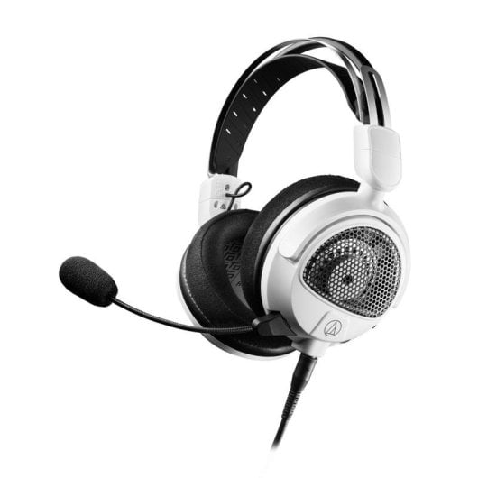 Auricolari Audio-technica ATH-GDL3 con cavo Gaming Open-back Microfono Rimovibile Bianchi