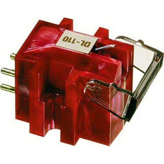 Capsula Denon DL-110 Rosso Audio per Giradischi Peso 4,8g