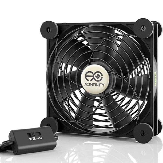 Ventilador suplementario AC Infinity Multifan S3 120mm con control de velocidad y antivibración