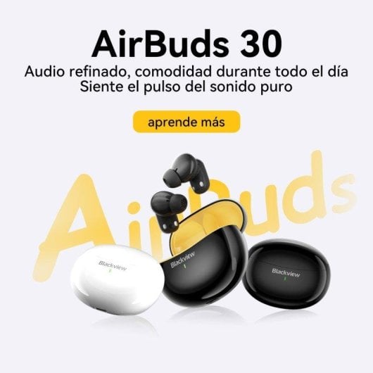 Auricolari Blackview AirBuds 30 wireless Bluetooth 5.4 sportivi IPX7 neri