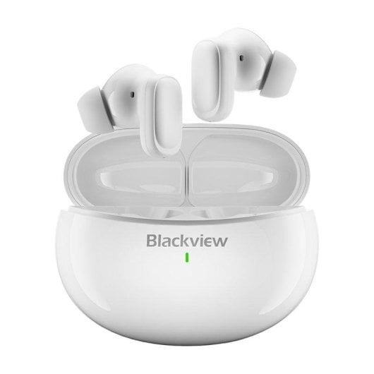 Auricolari Blackview AirBuds 30 wireless Bluetooth 5.4 sportivi IPX7 bianchi