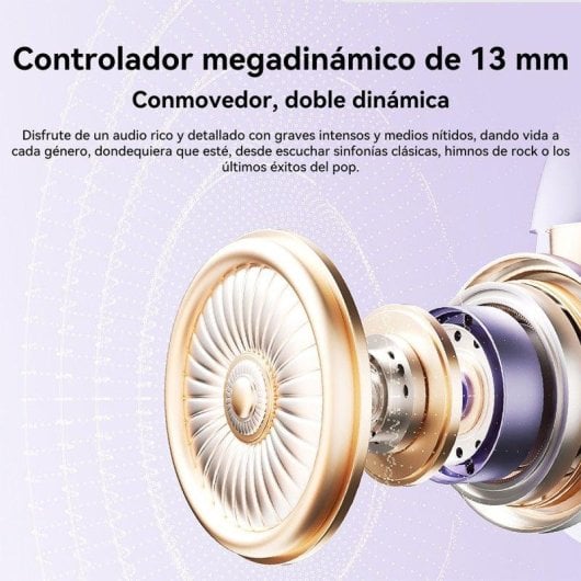 Auriculares Blackview AirBuds 13 Inalámbricos Bluetooth Cancelamento de Ruído ENC+DNS IPX7 Branco