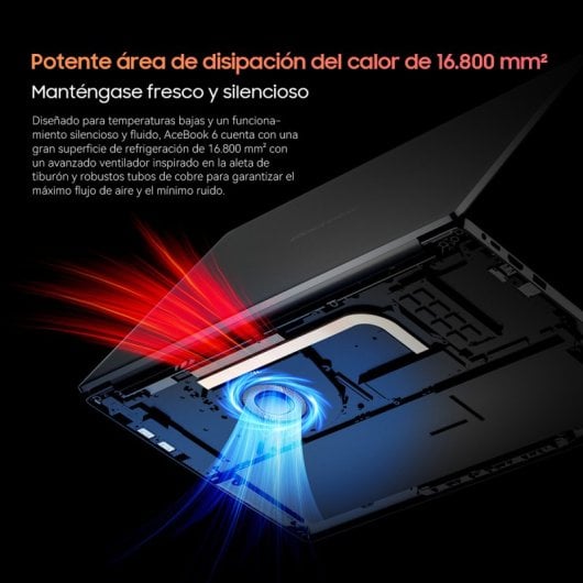 Blackview Acebook 6 AMD Ryzen 3 3300U 16GB 512GB SSD Gráficos Integrados Windows 11 Bisagra 180°