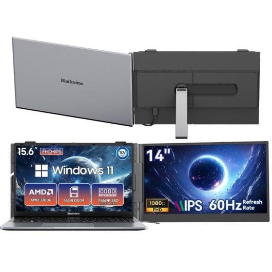 PC portable Blackview Acebook 6 AMD Ryzen5 3500U 16Go 256Go SSD Graphiques intégrés Windows 11