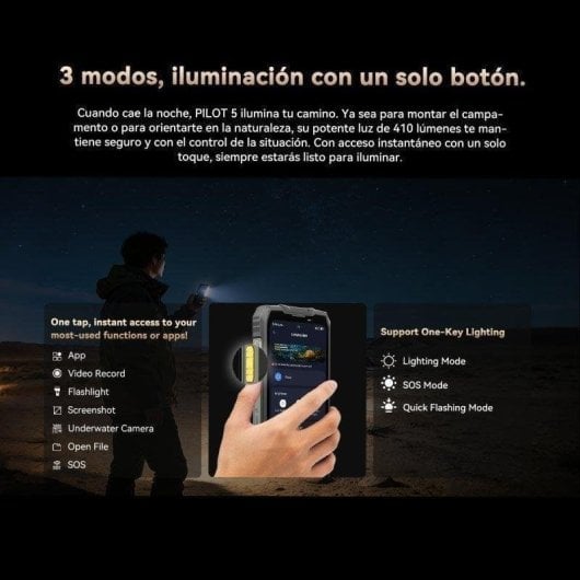 OSCAL Pilot 5 5G 8GB 256GB 6.56" Noir