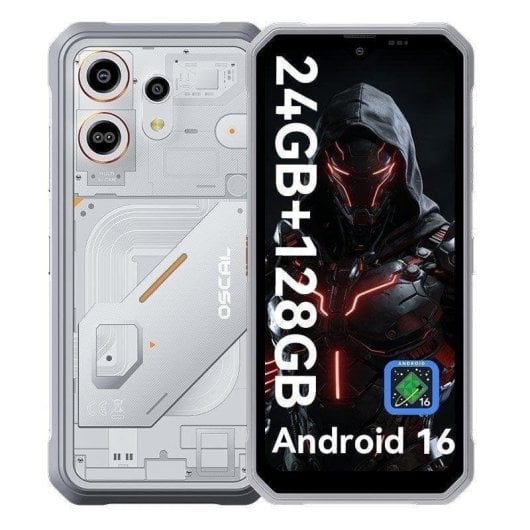 OSCAL Marine 3 4G 8GB 128GB 6.56" Blanc