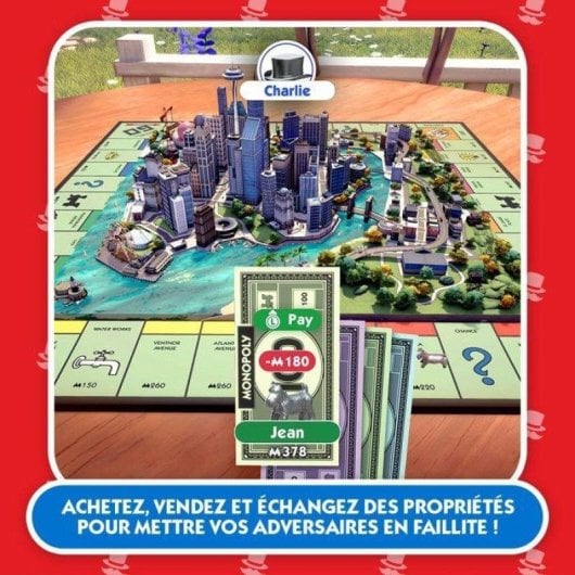 Jeu Nintendo Switch Ubisoft Monopoly Code in a Box Multilingue PEGI 3