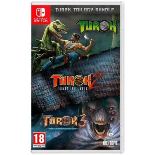 Jeu Nintendo Switch Just For Games Turok Trilogy Bundle Multilingue PEGI 18