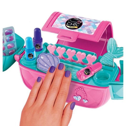 Set de uñas Clementoni 18206 Nail Art Multicolor para niñas creativas