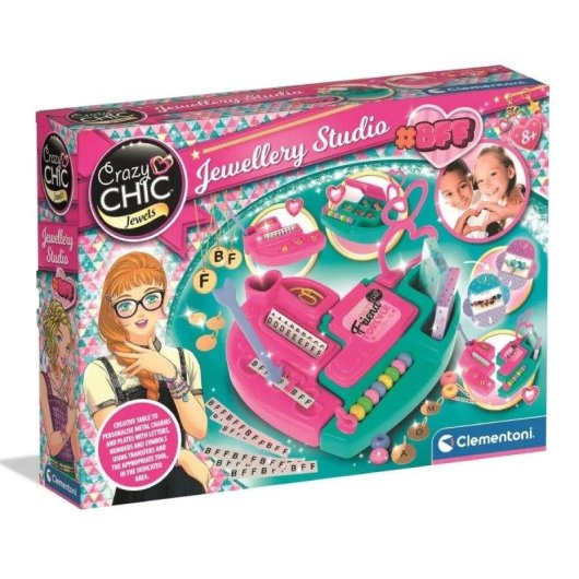 Set de creación de pulseras Clementoni 18199 Multicolor para niñas a partir de 7 años