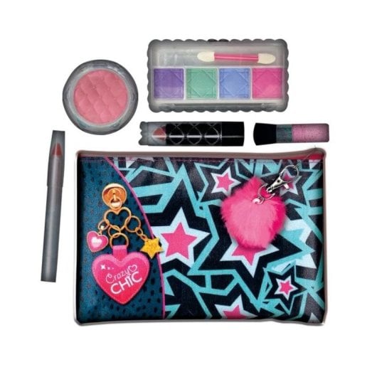 Set de maquillage enfant Clementoni Crazy Chic 18697 mallette accessoires multicolore