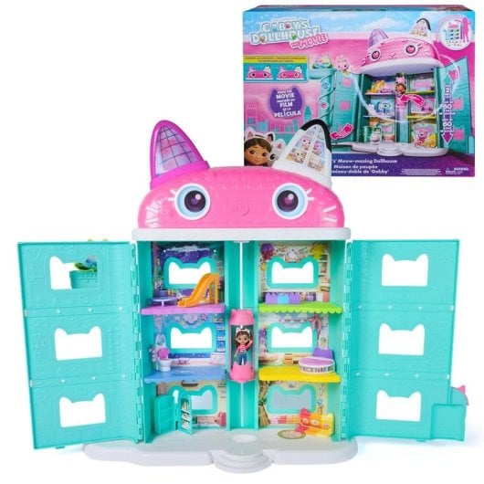 Casa de muñecas Spin Master Gabby Dollhouse con figura y 16 accesorios