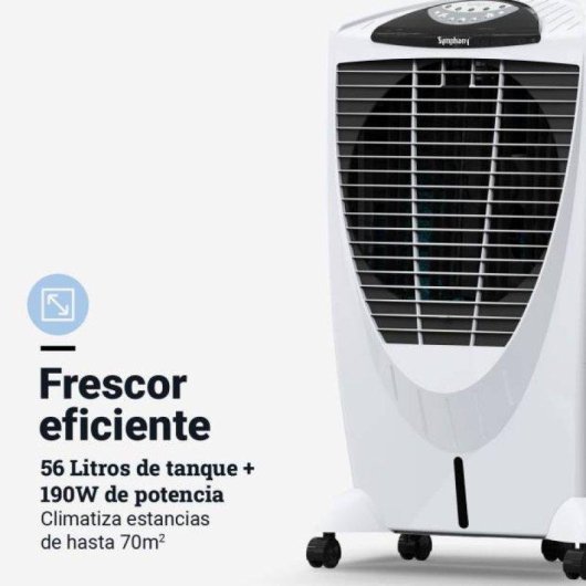 Climatizador Universal Blue SYMPHONY Winter i 56L 190W Temporizador Controlo Remoto