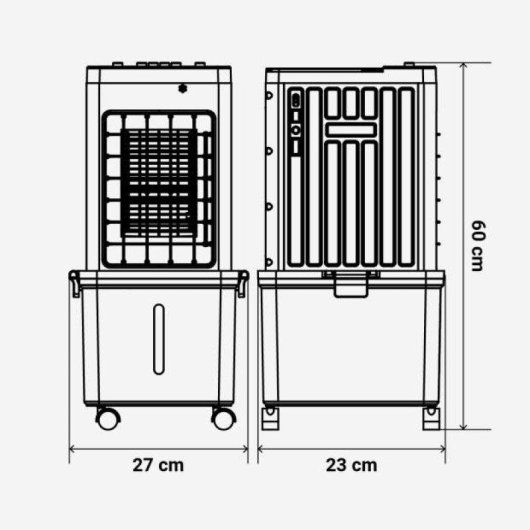Climatizador evaporativo Universal Blue Symphony Ventus12 12L 65W mando a distancia