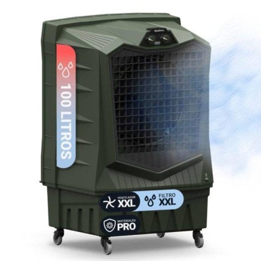 Climatizador Universal Blue Air Force 100 100L 325W fluxo 13000 m³/h portátil
