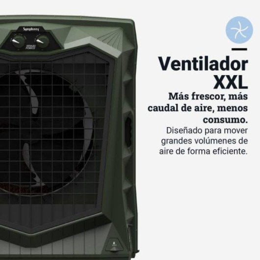 Climatizador Universal Blue Air Force 100 100L 325W fluxo 13000 m³/h portátil