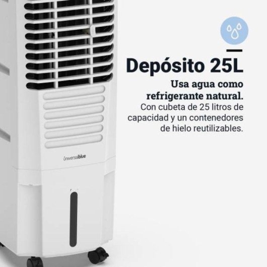 Climatizador Universal Blue IZAMAL 8025W 25L 120W portátil oscilación automática