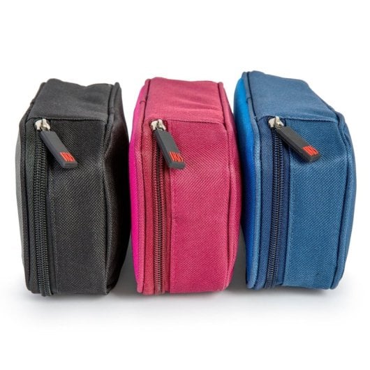 Iris Fun - Porta Bocadillos Termoinsulado Con Cierre De Cremallera. Azul