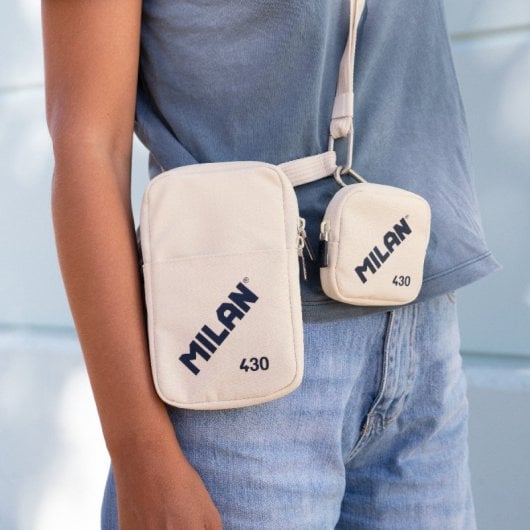 Milan - Bolso Pequeño Bandolera Multiusos Colección 430 Since 1918. Beige
