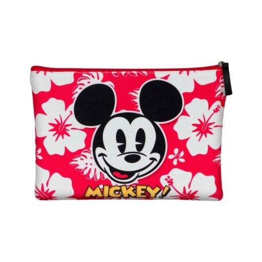 Karactermania - Borsa da spiaggia Soleil con beauty case in omaggio. Mickey Mouse Hawaii