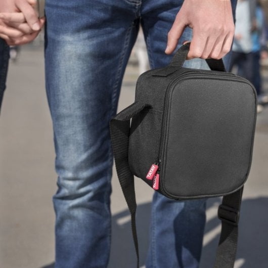 Borsa termica per il pranzo Tatay Kit e posate senza nichel, marrone