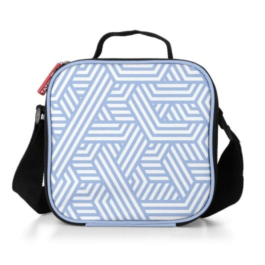 Tatay Urban Food Casual - Borsa termica per il pranzo da 3 litri con contenitori. Blu geometrico