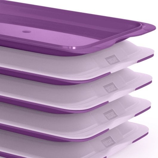 Tatay Fresh - Lote De 5 Recipientes Porta Embutidos Y Alimentos. Berenjena 22