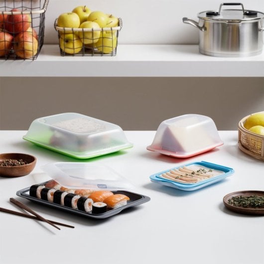 Tatay Fresh - Lote De 4 Recipientes Porta Embutidos Y Alimentos. Colores Practic 23