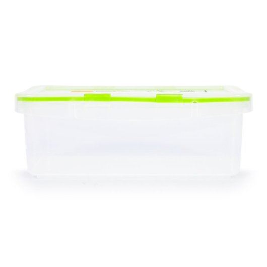 Ibili Lunch Away - Recipiente Rectangular De 0.8l En Plástico Pp05. Verde