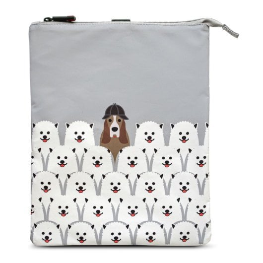 Iris Snack Bag Friends - Borsa porta merenda per bambini flessibile e pieghevole. Cani