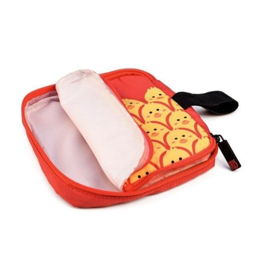 Iris Zipper Roll Friends - Porta Sandwich Infantil Plegable Y Flexible Con Cremallera. Chicks