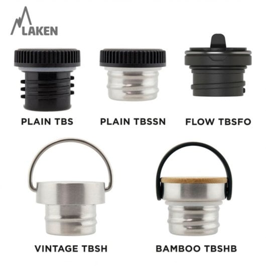 Laken Basic Drinklife - Botella De Agua 0.75l En Acero Inoxidable Con Tapón Flow. Edición Forest