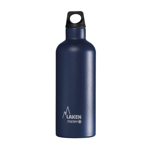 Laken Futura - Botella Térmica De Boca Estrecha 0.5l En Acero Inoxidable. Azul