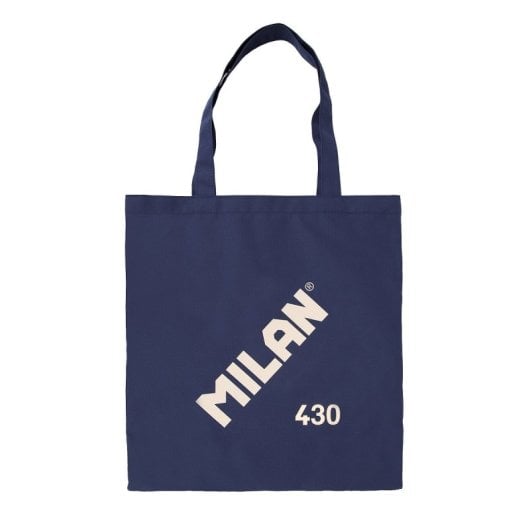 Milan 430 - Bolsa Multiusos Tote Bag Colección 1918 Medida 41 X 38 Cm. Azul Marino