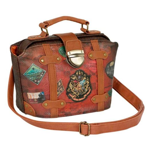 Sacoche Harry Potter Karactermania Railway Bandoulière Style Docteur Marron