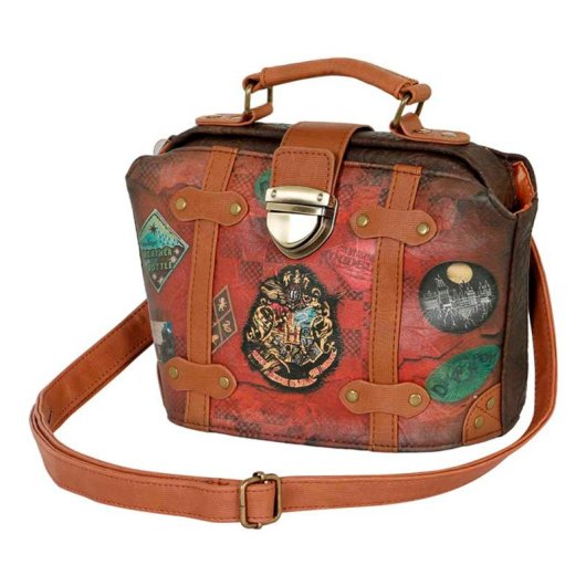 Sacoche Harry Potter Karactermania Railway Bandoulière Style Docteur Marron