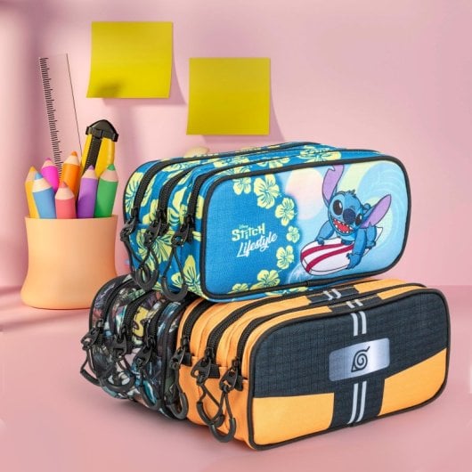 Karactermania - Naruto Dress Estuche Portatodo Trick Fan 2.2. Multicolor