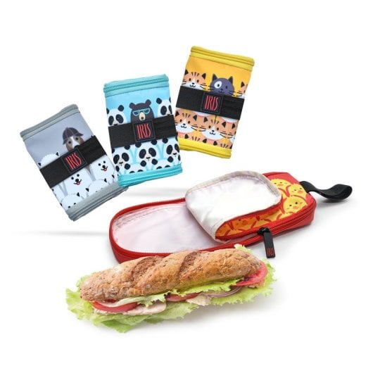 Iris Zipper Roll Friends - Porta Bocadillos Infantil Plegable Y Flexible Con Cremallera. Chicks