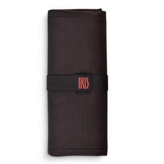 Iris Seat & Eat - Mantel Plegable Individual Con Bolsillos Interiores. Negro