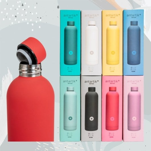 Antartik - Bottiglia termica riutilizzabile in acciaio inossidabile da 0,75 l. Fucsia