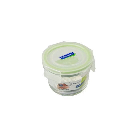 Glasslock Classic - Recipiente Hermético Redondo De 0.16l En Vidrio Templado