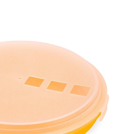 Ibili - Set di 2 porta tortilla e porta torte rotondi, 26 cm, arancione