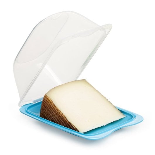 Contenitore per formaggi Tatay Mini - Contenitore per salumi e formaggi con sistema salva freschezza. Grigio
