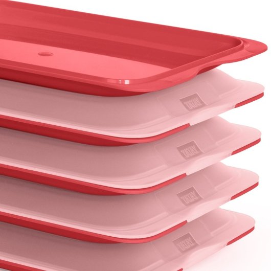 Tatay Fresh - Lote De 5 Recipientes Porta Embutidos Y Alimentos. Burdeos 22