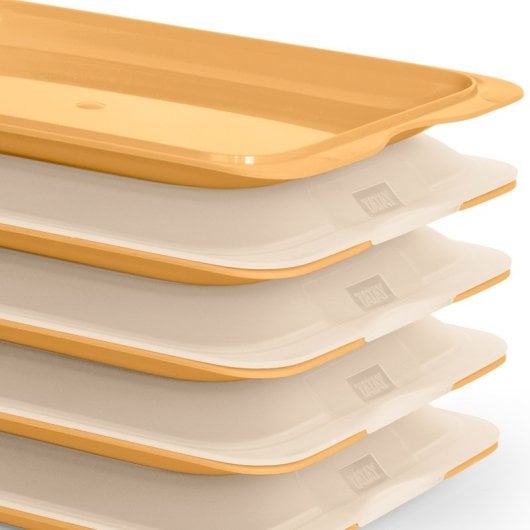 Tatay Fresh - Lote De 5 Recipientes Porta Embutidos Y Alimentos. Color Melocoton